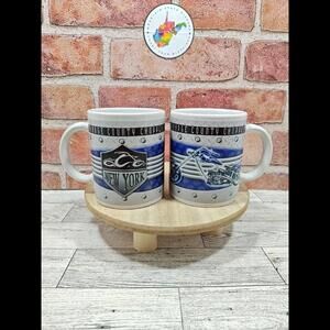 2005 OCC Orange County Choppers Set Of 2 Ceramic Coffee Cup Mug American Chopper